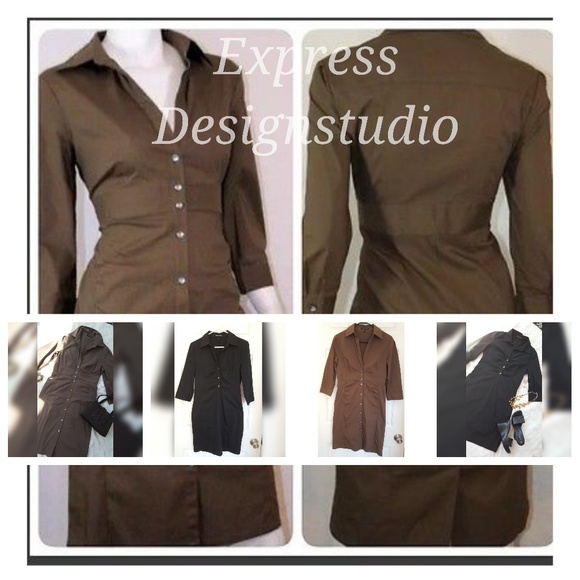 2 Express DesignStudio Shirt Dresses - Picture 2 of 8